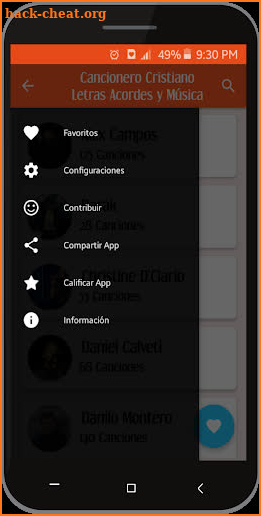 Cancionero Cristiano Letras Acordes y Música screenshot