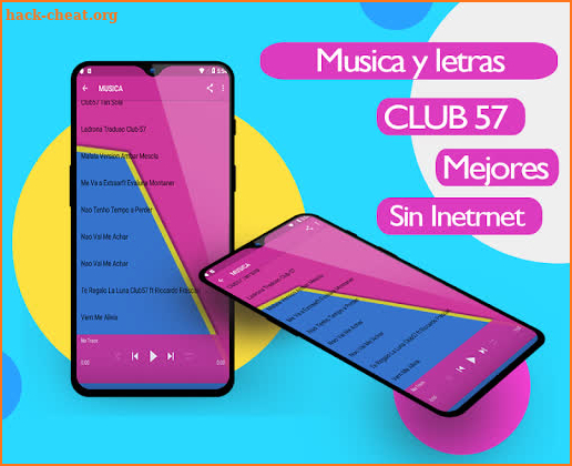 Canciones de Club57 Sin Internet screenshot