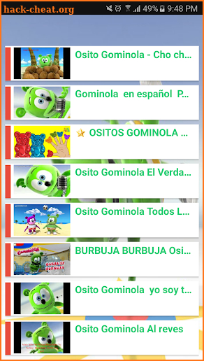 Canciones del Osito Gominola screenshot