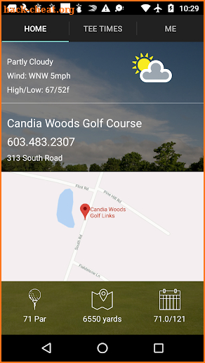 Candia Woods Golf Tee Times screenshot