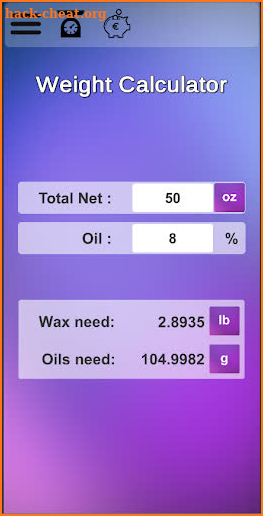 Candle Calculator screenshot