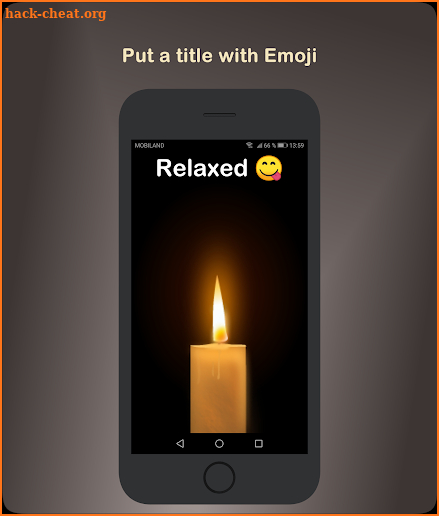 Candle for relaxing, sleep and romantic. screenshot