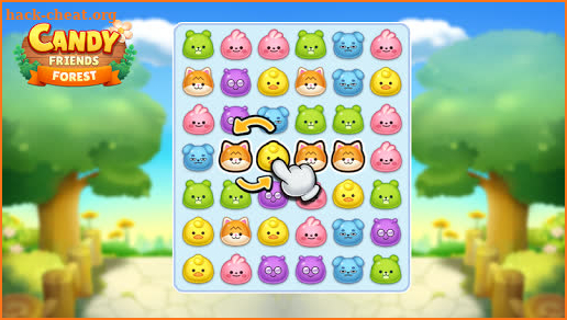 Candy Friends Forest : Match 3 Puzzle screenshot