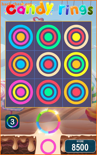 Candy Rings  Puzzle game screenshot