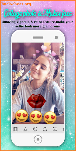 Candy selfie screenshot