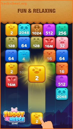 Candy Shoot N Merge 2048, Matching Number Puzzle screenshot