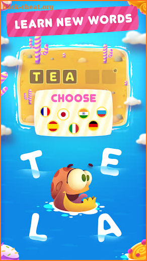 Candy Words - puzzle game screenshot