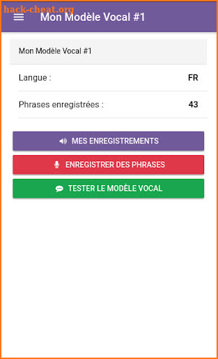 CandyVoice App screenshot