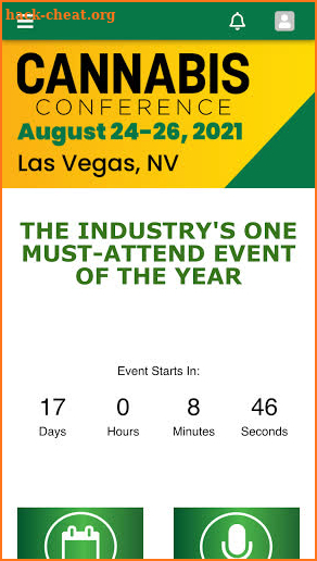 Cannabis Conference App screenshot