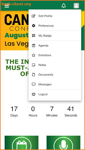 Cannabis Conference App screenshot