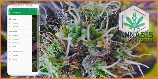 Cannabis Strains Database screenshot