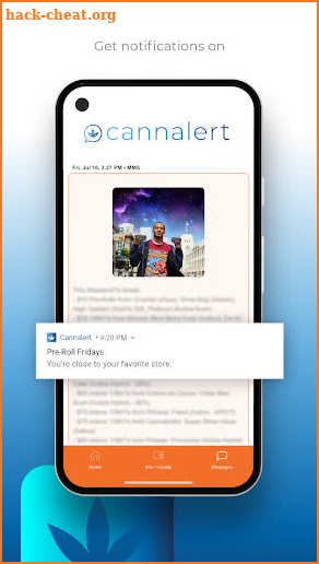 Cannalert screenshot