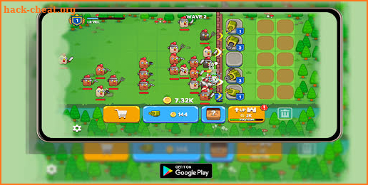 Cannon :Chicken Defense Gun screenshot