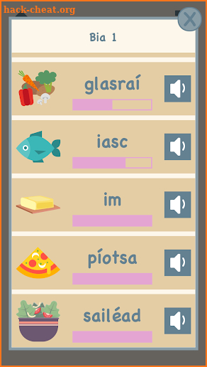 Caoga caoga - Learn Irish Vocabulary screenshot