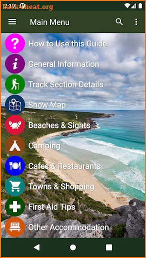 Cape to Cape Track Guide screenshot