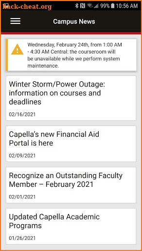 Capella Mobile screenshot