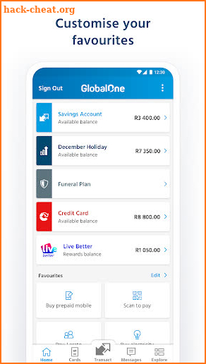 Capitec Bank screenshot