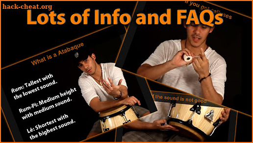 Capoeira Atabaque interactive tutorials screenshot