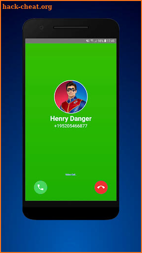 Captain Henry Danger Video Call & Chat Simulation screenshot