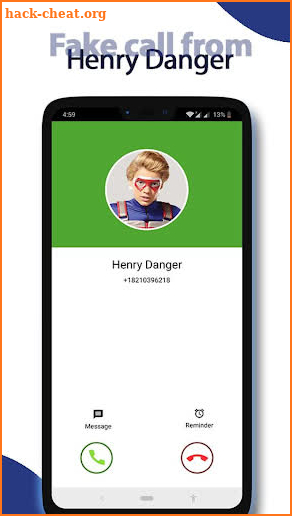 Captain Henry Video Call & Danger Chat Simulator screenshot