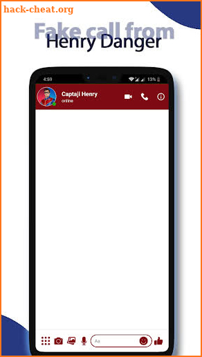 Captain Henry Video Call & Danger Chat Simulator screenshot