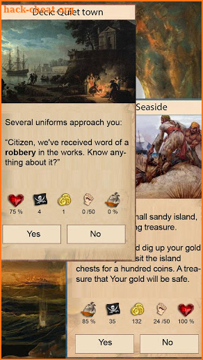 Captain's Choice: text quest screenshot