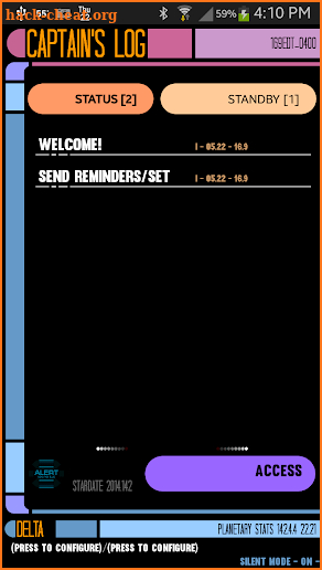 Captain's Log / Trek Reminders screenshot