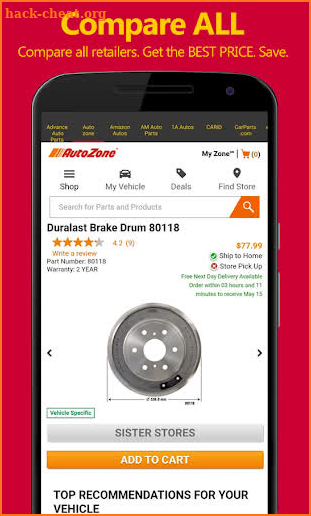 Car & Auto Parts Zone USA screenshot