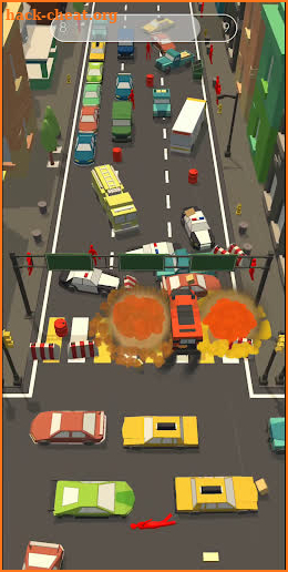 Car Bump: Smash Hit in Smashy Road 3D screenshot