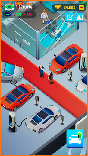 Car business tycoon screenshot