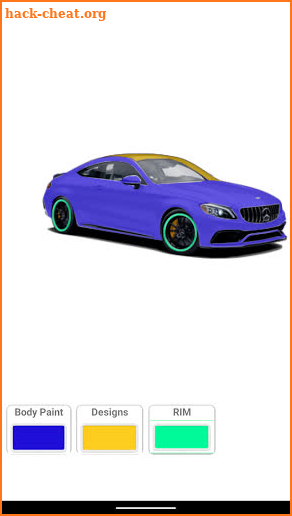 Car Color Changer - Body paint , Rim and designs screenshot