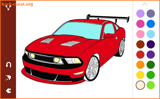 Car Coloring Book Game For Car Fans screenshot