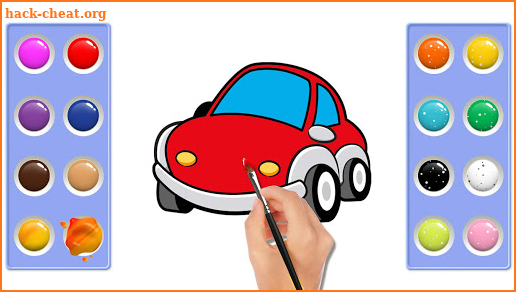 Car coloring : kids doodle drawing games for kids screenshot