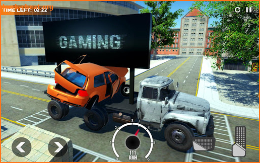 Car Crash Timed Accident Stunts:Beam Drive Jump screenshot