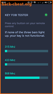 Car Key Fob Tester screenshot