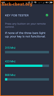 Car Key Fob Tester screenshot