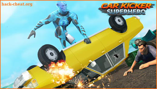 Car Kicker - Rope Hero Superhero screenshot