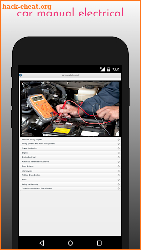 car manual electrical screenshot