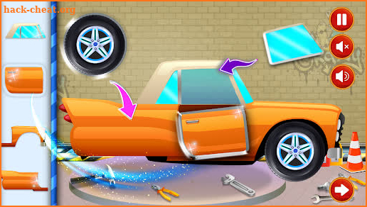 Car Mechanic: Car Wash Game 2D screenshot