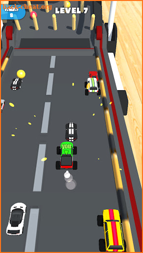 Car on treadmill screenshot