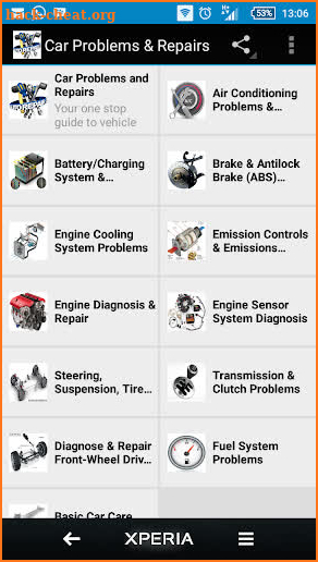 Car Problems and Repairs screenshot