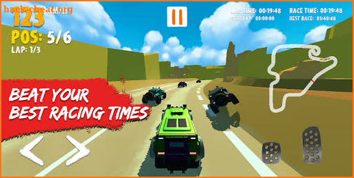 Car Racing - 3D Car Desert Race screenshot