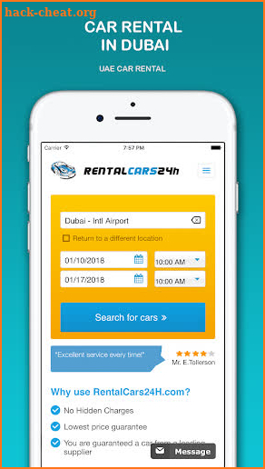 Car Rental RentalCars 24h screenshot