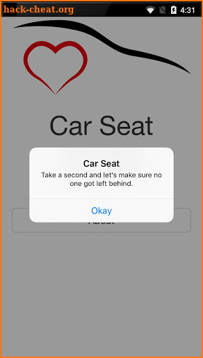 Car Seat - Never Leave a Child Behind! screenshot