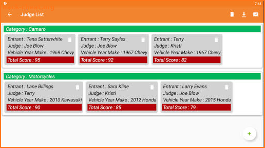 Car Show Calculator PRO screenshot