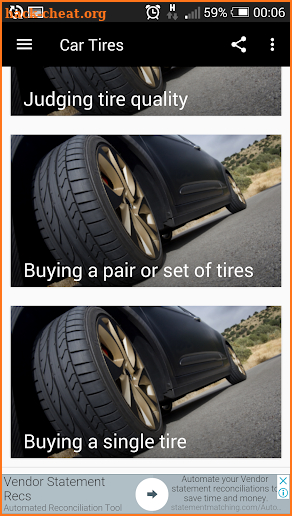 Car Tires screenshot