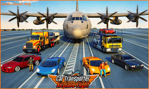 Car Transporter Flight Simulator Airplane Games 3D screenshot