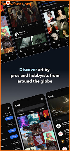 Cara: by artists, for artists screenshot