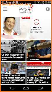 Caracol Radio screenshot