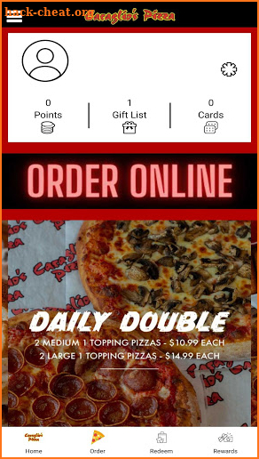 Caraglio's Pizza Rewards screenshot